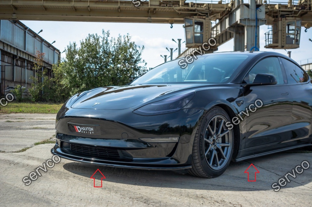 Body kit tuning sport Tesla Model 3 2017- v1 - Maxton Design