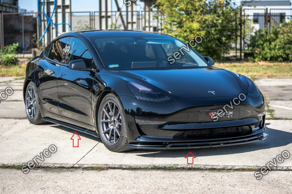 Body kit tuning sport Tesla Model 3 2017- v2 - Maxton Design