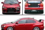 Bodykit din fibra de carbon pentru Mitsubishi Lancer EVO X