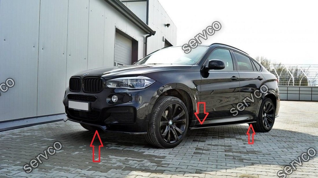 BodyKit pachet tuning sport BMW X6 F16 M Pack Performance Tech Aero 2015- v1