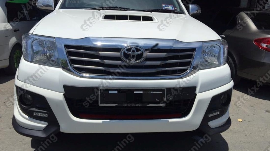 BODYKIT PRELUNGIRI BARA FATA CU DRL TOYOTA HILUX VIGO 2012-2016 [TRD SPORTIVO LOOK][V1]