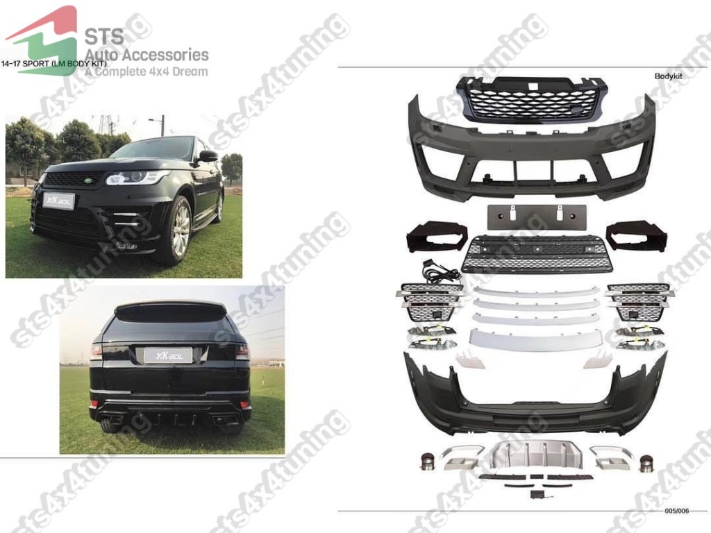 BODYKIT RANGE ROVER SPORT L494 2014-2017 [LM DESIGN] [V1]