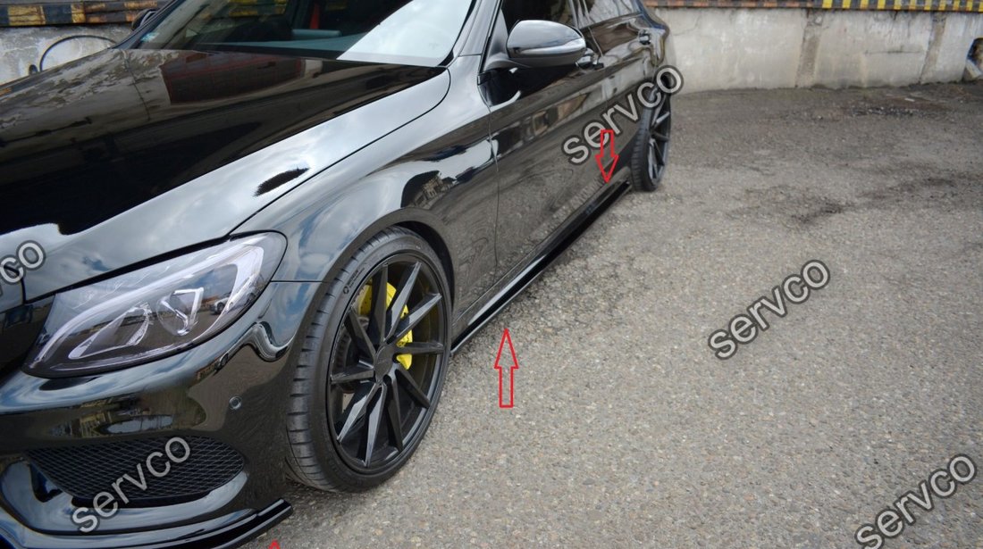 Bodykit tuning sport Mercedes C Class W205 C43 AMG 2018- v1