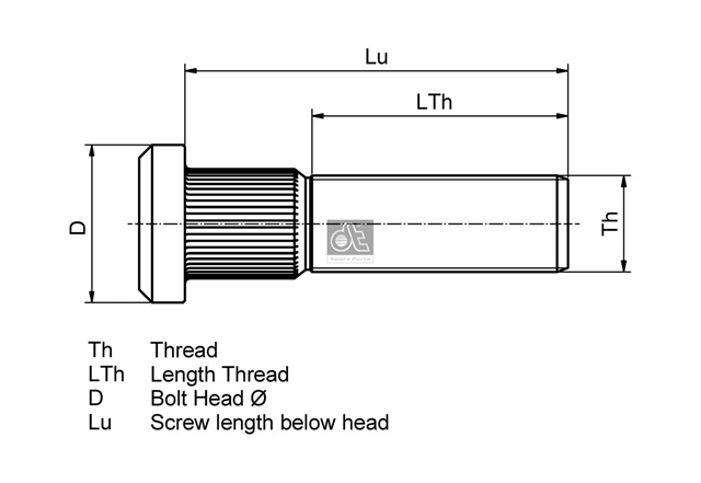 Bolt Roata Dt 10.30001