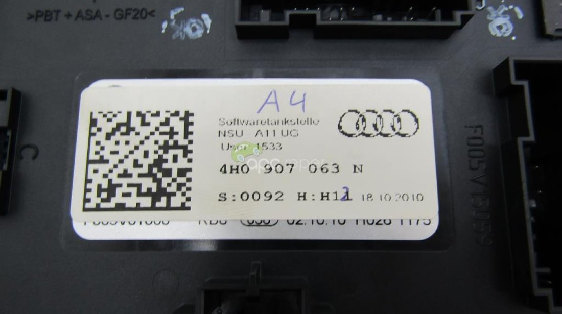 Bordnetz Audi A6 4G 2.0 TDI an 2011 cod 4H0907063n