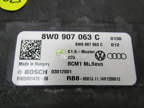 BORDNETZ cod 8W0907063 C Audi A4 8W 2.0 TDI QUATTRO din 2017-cod motor CNHA