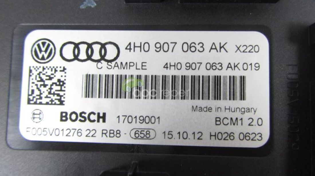 Bordnetz Original Audi A8 4H Calculator lumini 4H0907063AK