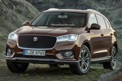 Borgward BX7 cu o noua grila frontala