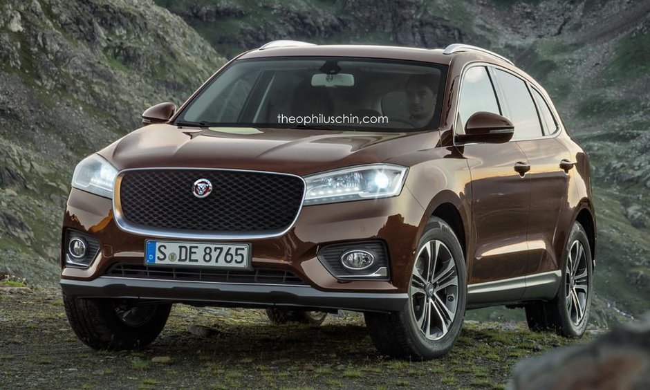 Borgward BX7 cu o noua grila frontala