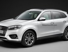 Borgward BX7 cu o noua grila frontala