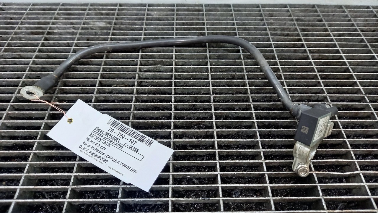 BORNA ACUMULATOR MERCEDES E-CLASS 2.2 CDI - (2013 2016)