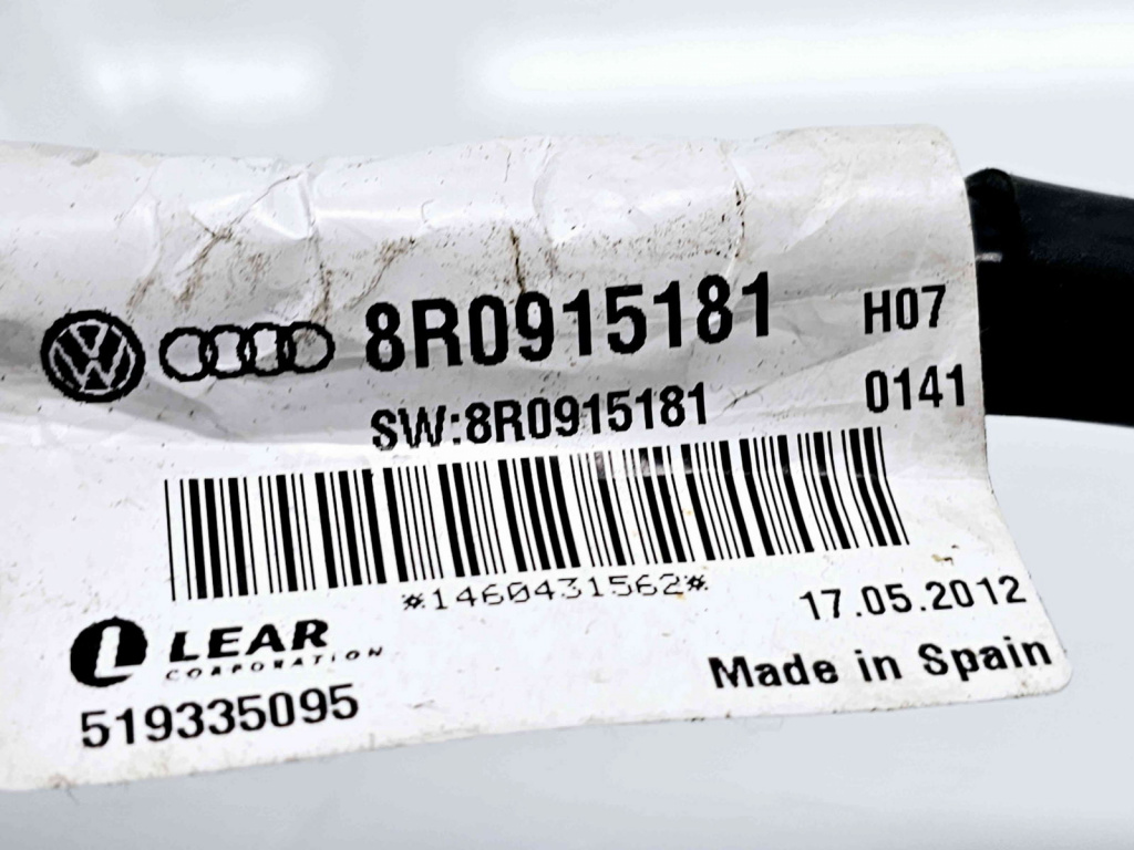 Borna baterie (-) Audi Q5 (8RB) [Fabr 2008-2016] S-line 8R0915181