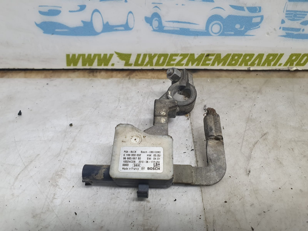 Borna baterie minus 9666566780 Peugeot 207 [2006 - 2009]