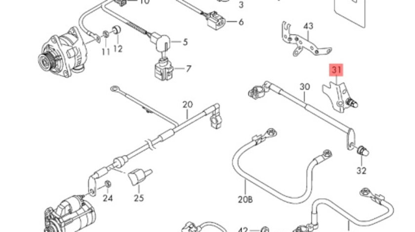 Borna minus 1K0915181C Volkswagen Golf 6 1.6 TDI OEM 1K0915181C