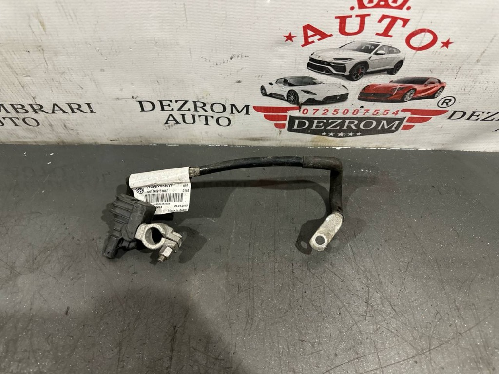 Borna minus baterie 1K0915181E Audi A3 Sportback (8PA) 2.0 TFSI quattro 200 cai BPY