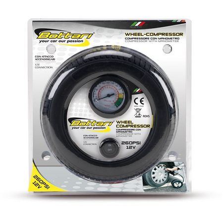 Bottari Compresor Auto Cu Manometru 12V 18 Bari 24054