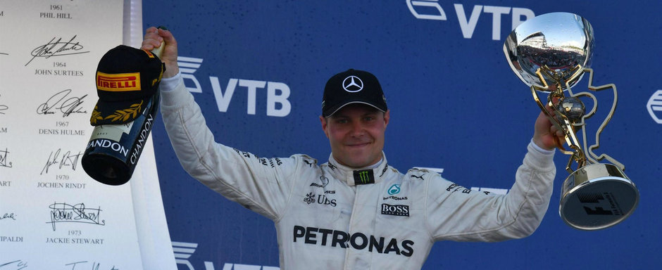 Bottas incoronat tar in Rusia. Finlandezul a castigat prima sa cursa de F1 din cariera Bottas incoronat tar in Rusia. Finlandezul a castigat prima sa cursa de F1 din cariera