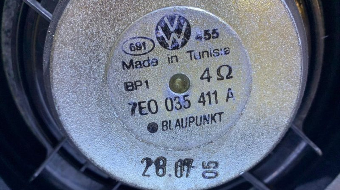 Boxa Difuzor Audio Usa Portiera Fata Spate Stanga Dreapta VW Touareg 2003 - 2010 Cod 7E0035411A