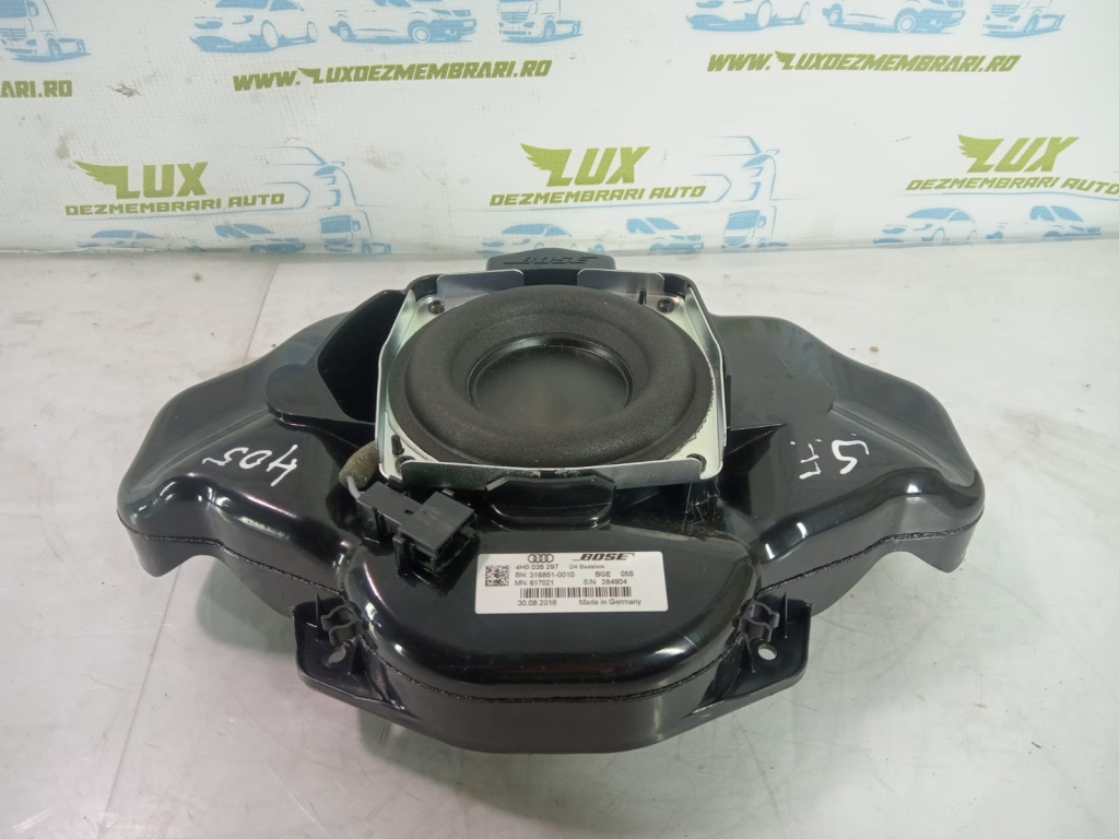 Boxa difuzor subwoofer 4h0035297 Audi A8 D4/4H [facelift] [2013 - 2018] 3.0 tdi CTDB