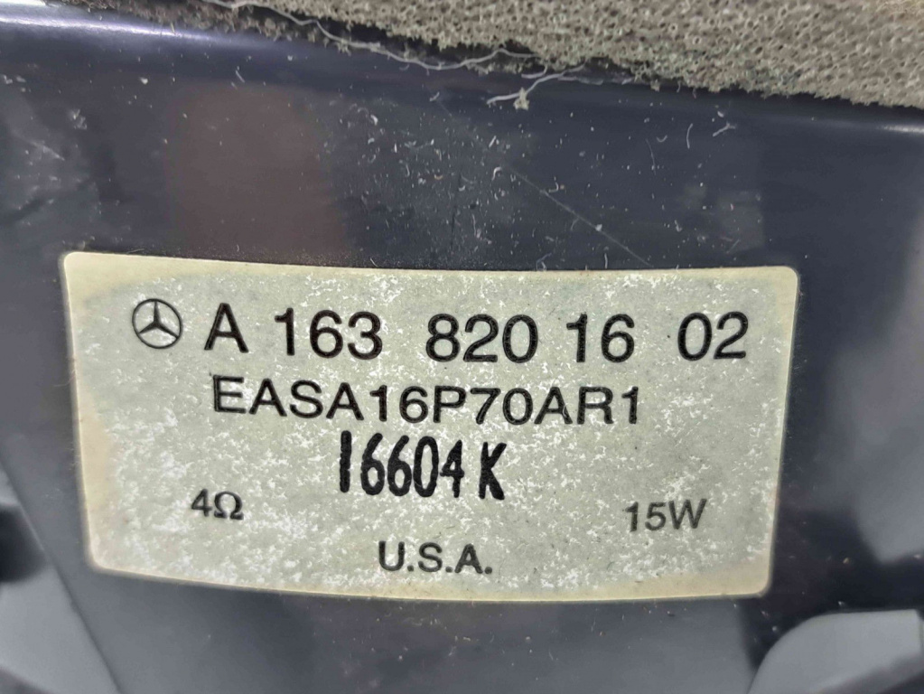 Boxa dreapta fata Mercedes Clasa ML (W163) [Fabr 1998-2005] A1638201602