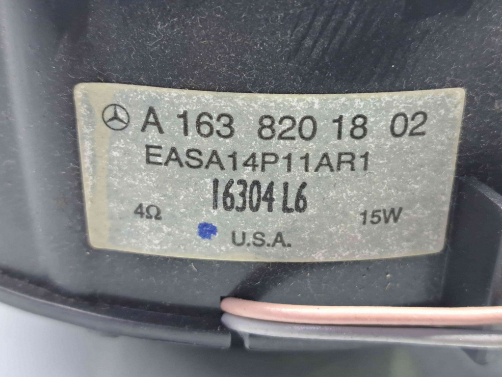Boxa dreapta spate Mercedes Clasa ML (W163) [Fabr 1998-2005] A1638201802