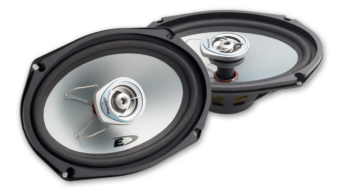 Boxe Auto Coaxiale Alpine SXE-6925S 45W RMS 15x23 Cm 2 Cai Set 2 Difuzoare Ovale