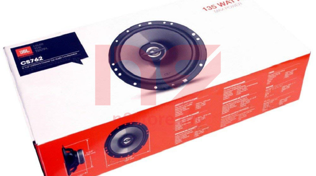 Boxe auto coaxiale JBL CS-762 16.5cm 135W putere maxima 45W RMS - pereche