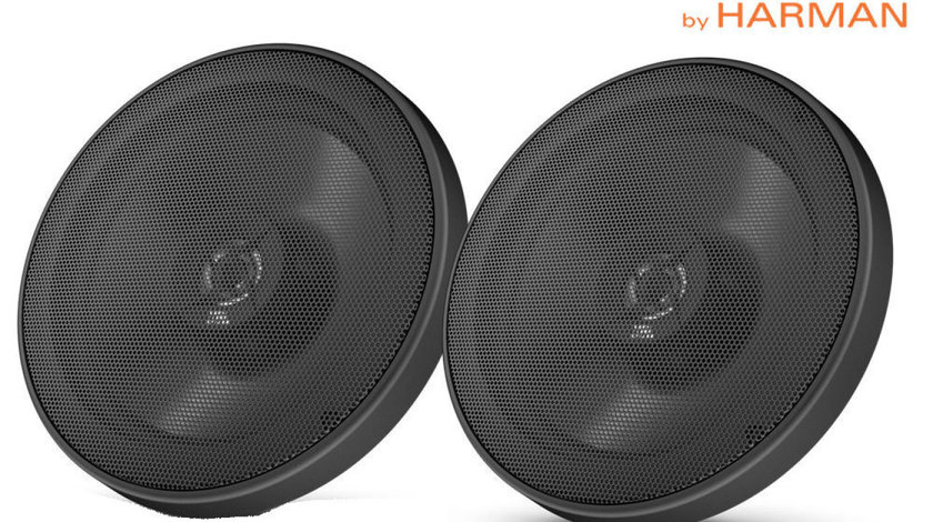 Boxe auto coaxiale JBL STAGE 602E, 45W RMS, 16.5 cm, 2 cai, set 2 difuzoare, grile incluse