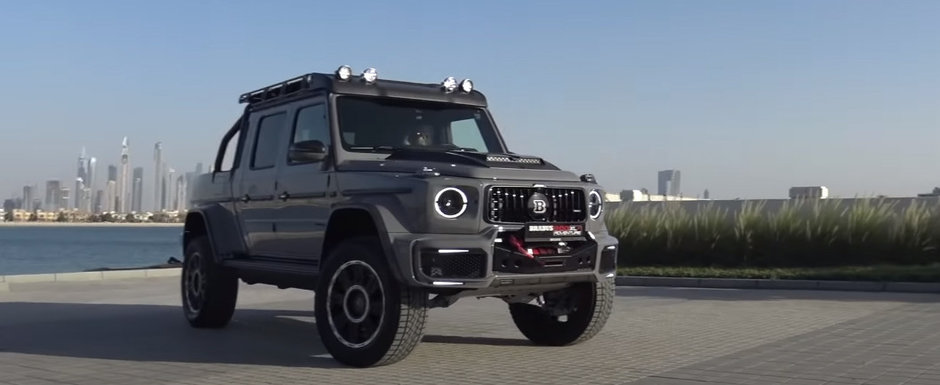 Brabus 800 Adventure XLP este un G-Class cu 800 CP si drona in bena. Ea l-a condus IN PREMIERA si iti spune cum a fost