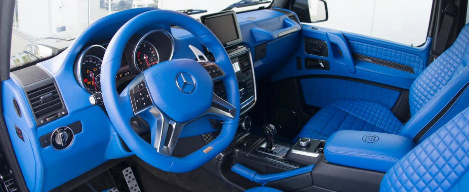 Brabus a creat un Mercedes G500 4x4 demn de Papa Smurf