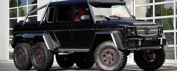 BRABUS B63S - 700 6x6: Tuning pentru extremul Mercedes G63 AMG 6x6