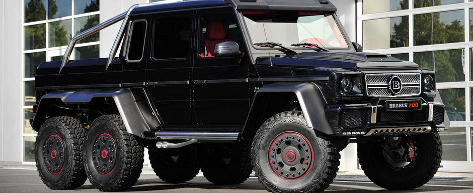 BRABUS B63S - 700 6x6: Tuning pentru extremul Mercedes G63 AMG 6x6