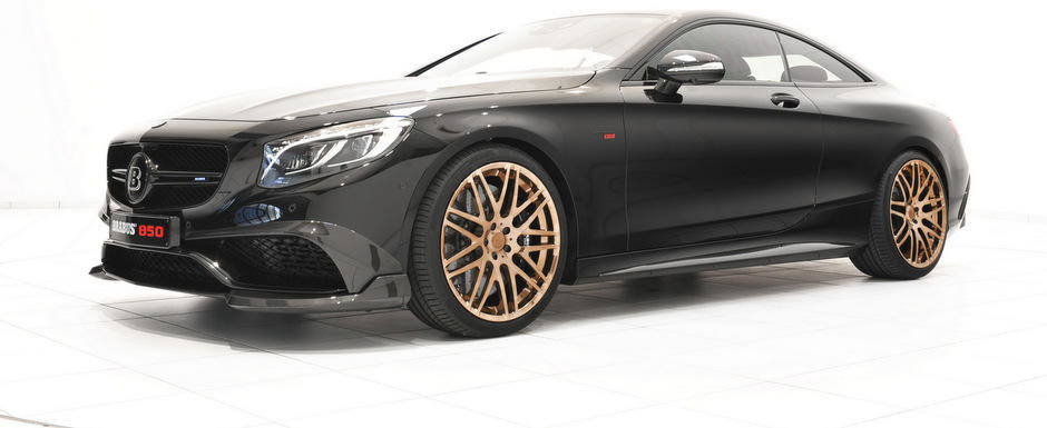 Brabus indeasa 850 CP si 1.450 Nm sub capota noului Benz S63 AMG Coupe