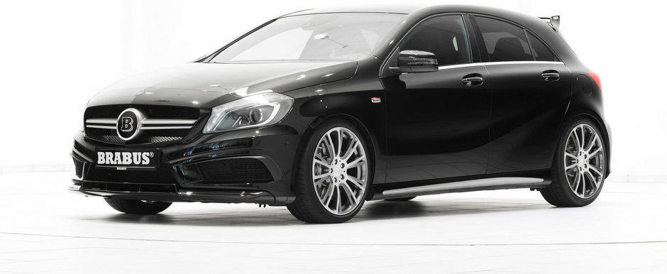 BRABUS ne povesteste ultima sa isprava: un Mercedes A45 AMG de 400 CP