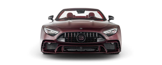 Brabus si-a facut de cap cu primul Mercedes-AMG SL 63 S E Performance din istorie. Super decapotabila nemtilor a primit un motor hibrid de 1.000 CP si o caroserie din fibra de carbon de culoare rosie