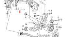 Brat bascula fuzeta spate Audi A4 B8 2.7 TDI CGK O...