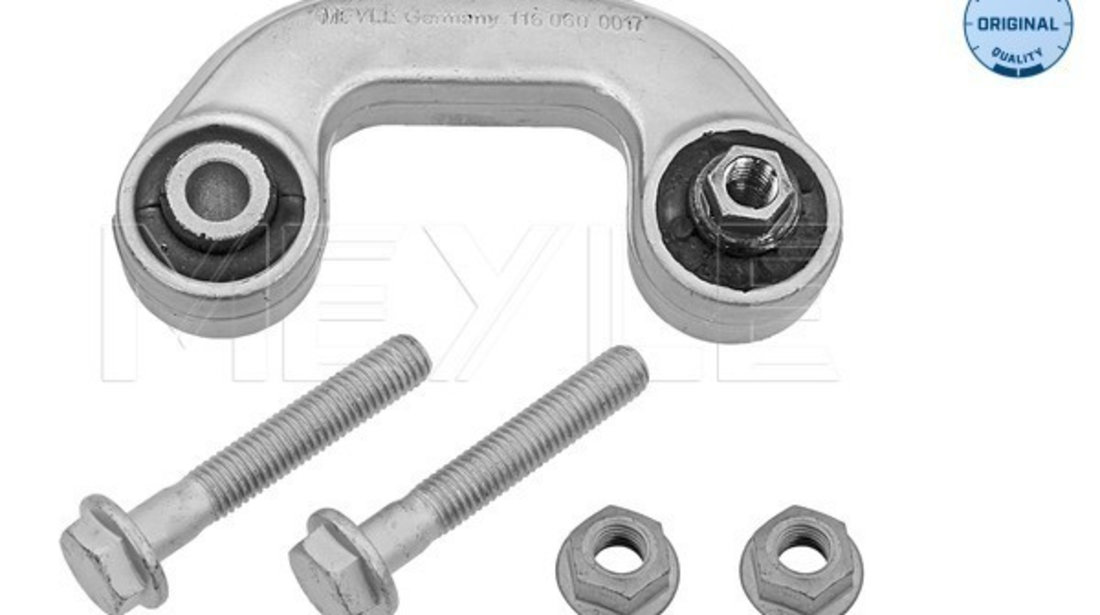 Brat/bieleta suspensie, stabilizator Axa fata dreapta (1160600017 MEYLE) AUDI,AUDI (FAW),SEAT