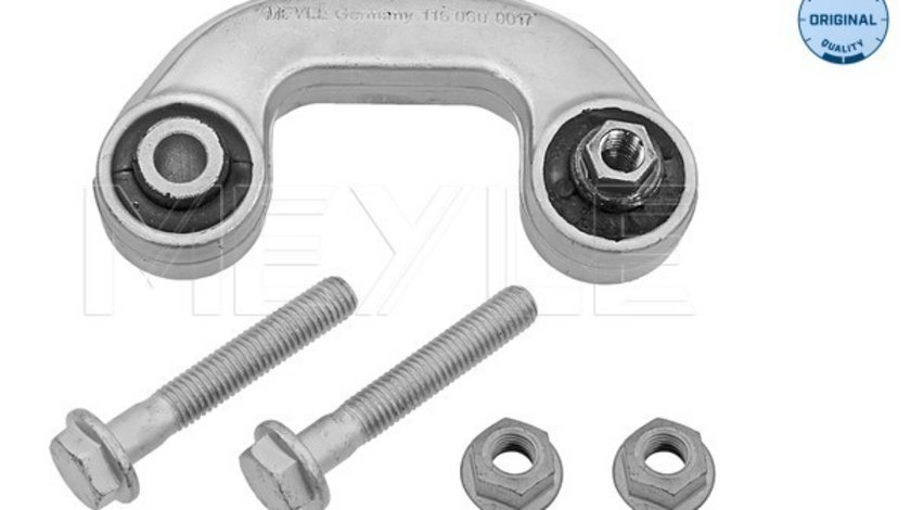 Brat/bieleta suspensie, stabilizator Axa fata dreapta (1160600017 MEYLE) AUDI,AUDI (FAW),SEAT