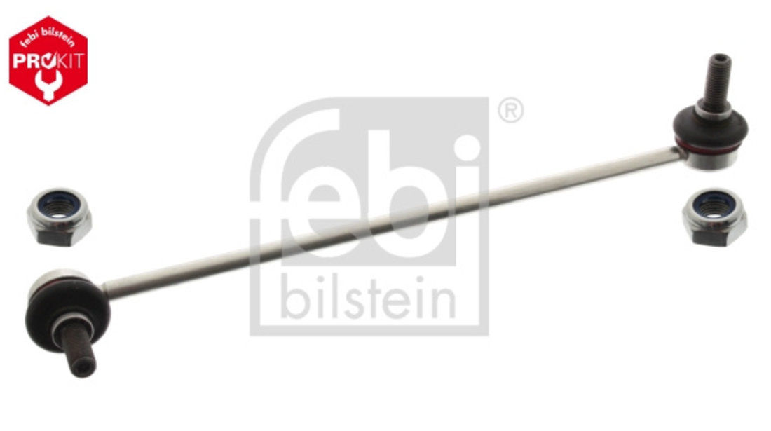 Brat/bieleta suspensie, stabilizator Axa fata ambele parti (24122 FEBI BILSTEIN) AUDI,AUDI (FAW),CUPRA,SEAT,SKODA,VW,VW (FAW),VW (SVW)