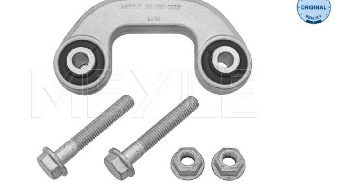 Brat/bieleta suspensie, stabilizator Axa fata stanga (1160600007 MEYLE) AUDI,AUDI (FAW),SKODA,VW,VW (SVW)