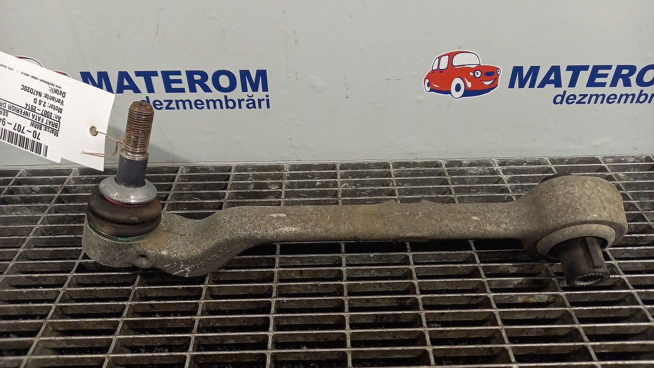 BRAT FATA INFERIOR DREAPTA BMW SERIA 1 E 81 2.0 D - (2007 2014)