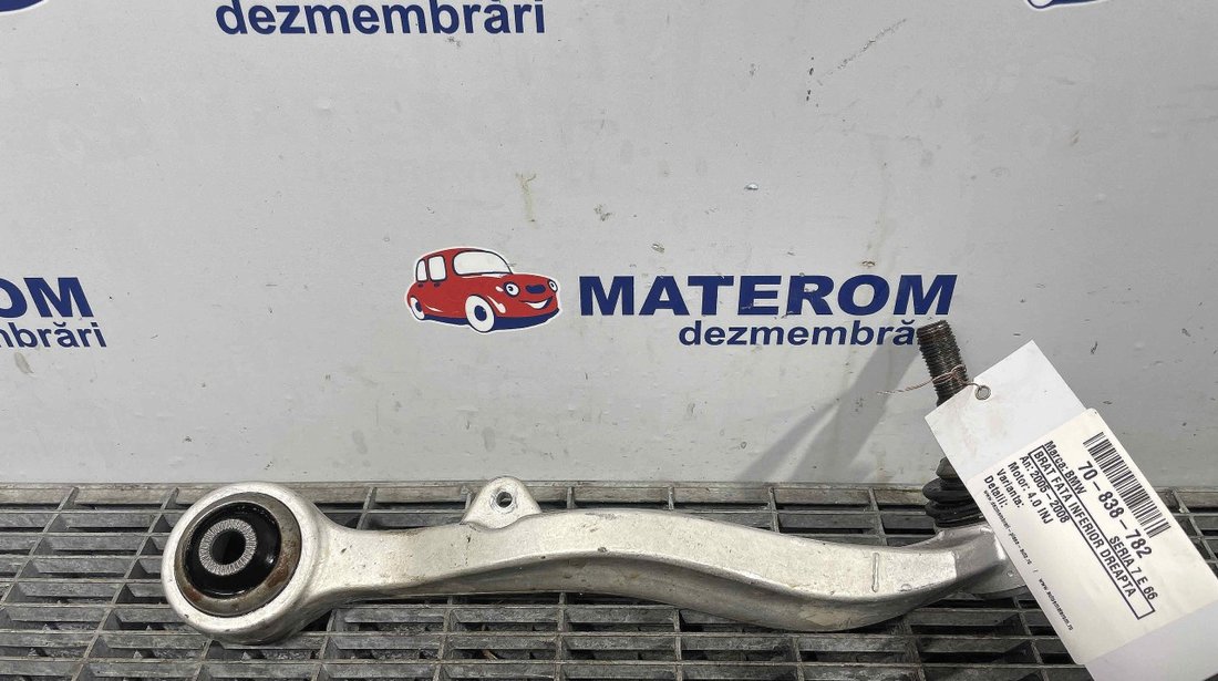 BRAT FATA INFERIOR DREAPTA BMW SERIA 7 E 66 SERIA 7 E 66 4.0 INJ - (2005 2008)