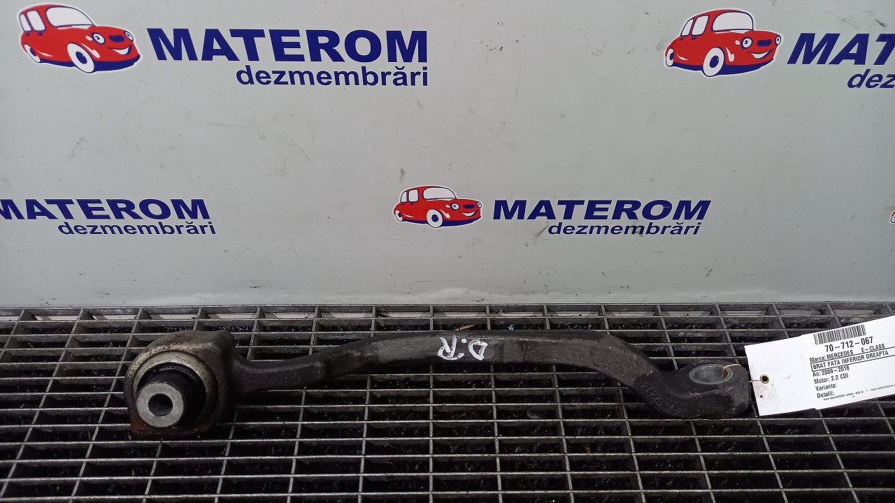 BRAT FATA INFERIOR DREAPTA MERCEDES E-CLASS 2.2 CDI - (2009 2016)
