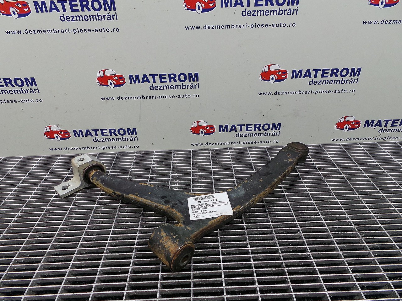 BRAT FATA INFERIOR DREAPTA PEUGEOT PARTNER 1.6 HDI - (2002 2008)