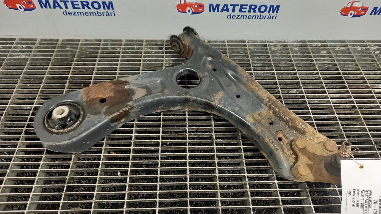 BRAT FATA INFERIOR DREAPTA SKODA ROOMSTER 1.6 TDI - (2010 2015)