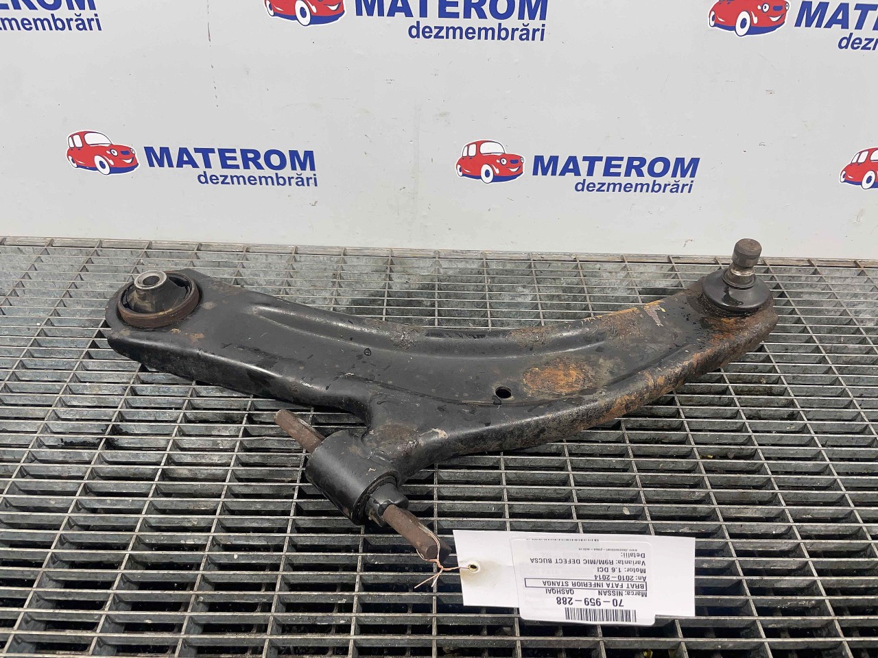 BRAT FATA INFERIOR STANGA NISSAN QASHQAI QASHQAI 1.6 DCI - (2010 2014)