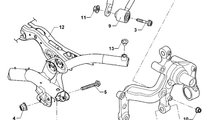 Brat fuzeta spate Volkswagen Golf 6 (5K) Hatchback...