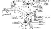 Brat inferior reglabil punte spate Mazda 6 (I) GJ6...