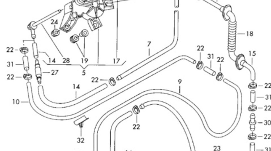 Brat stergator haion ​Audi A3 (8L1) Coupe 1999 1.9 TDI AUDI A3 (8L1) [ 1996 - 2006 ] OEM 8D9955407A