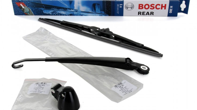 Brat Stergator Luneta + Capac Aic + Stergator Luneta Bosch Rear Volkswagen Bora 1998-2005 Combi 52954 + 52854 + 3 397 004 756